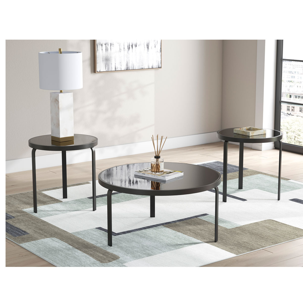 3PC DORYLIN COCKTAIL TABLE SET | Cook Brothers