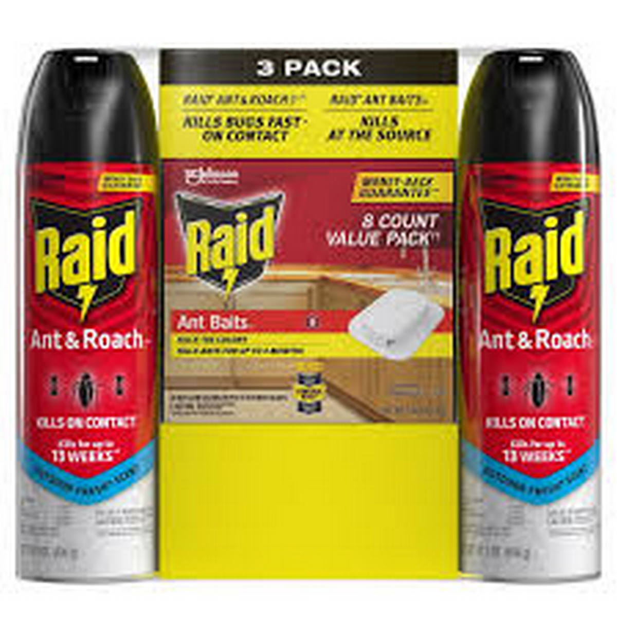 RAID ANT & ROACH 3PK | Cook Brothers